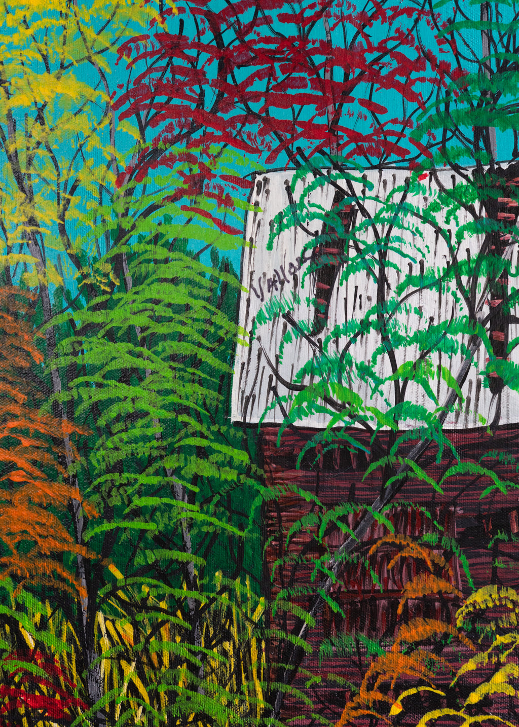 White Roof in the Fall