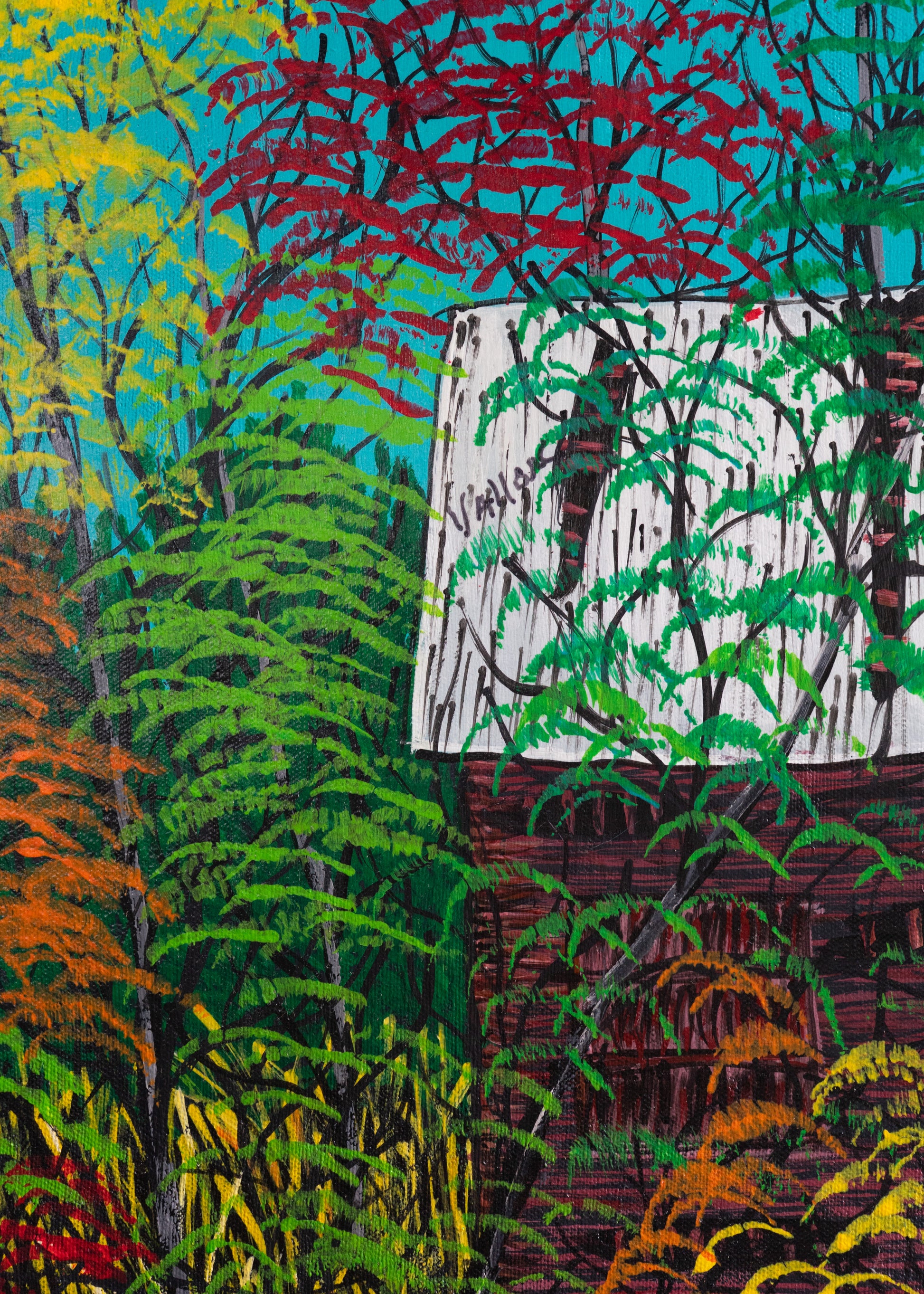 White Roof in the Fall