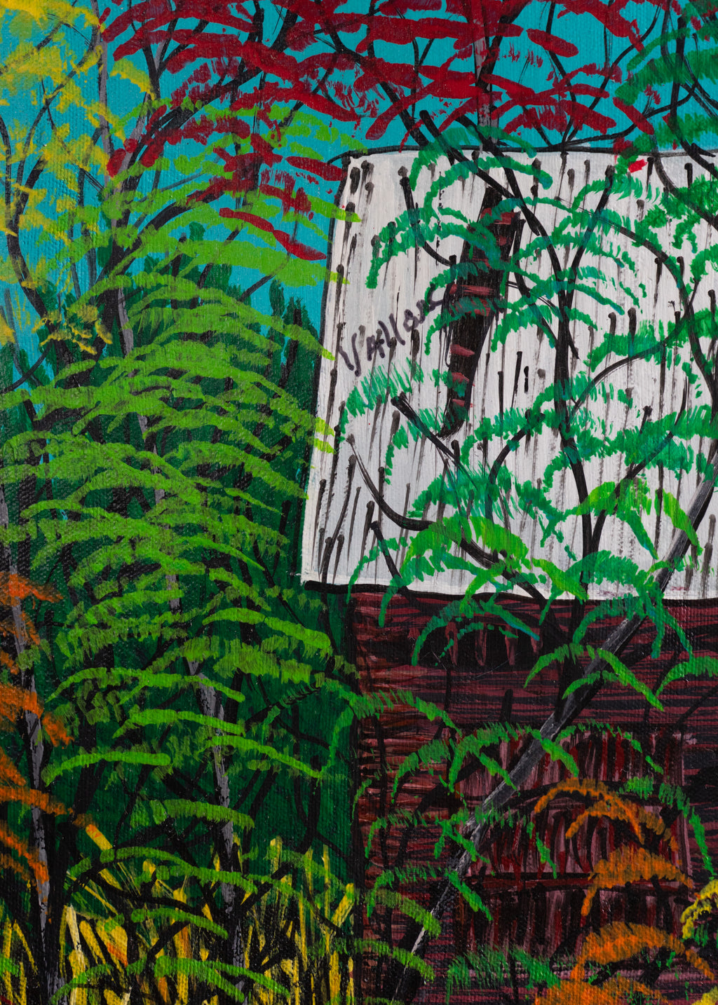 White Roof in the Fall