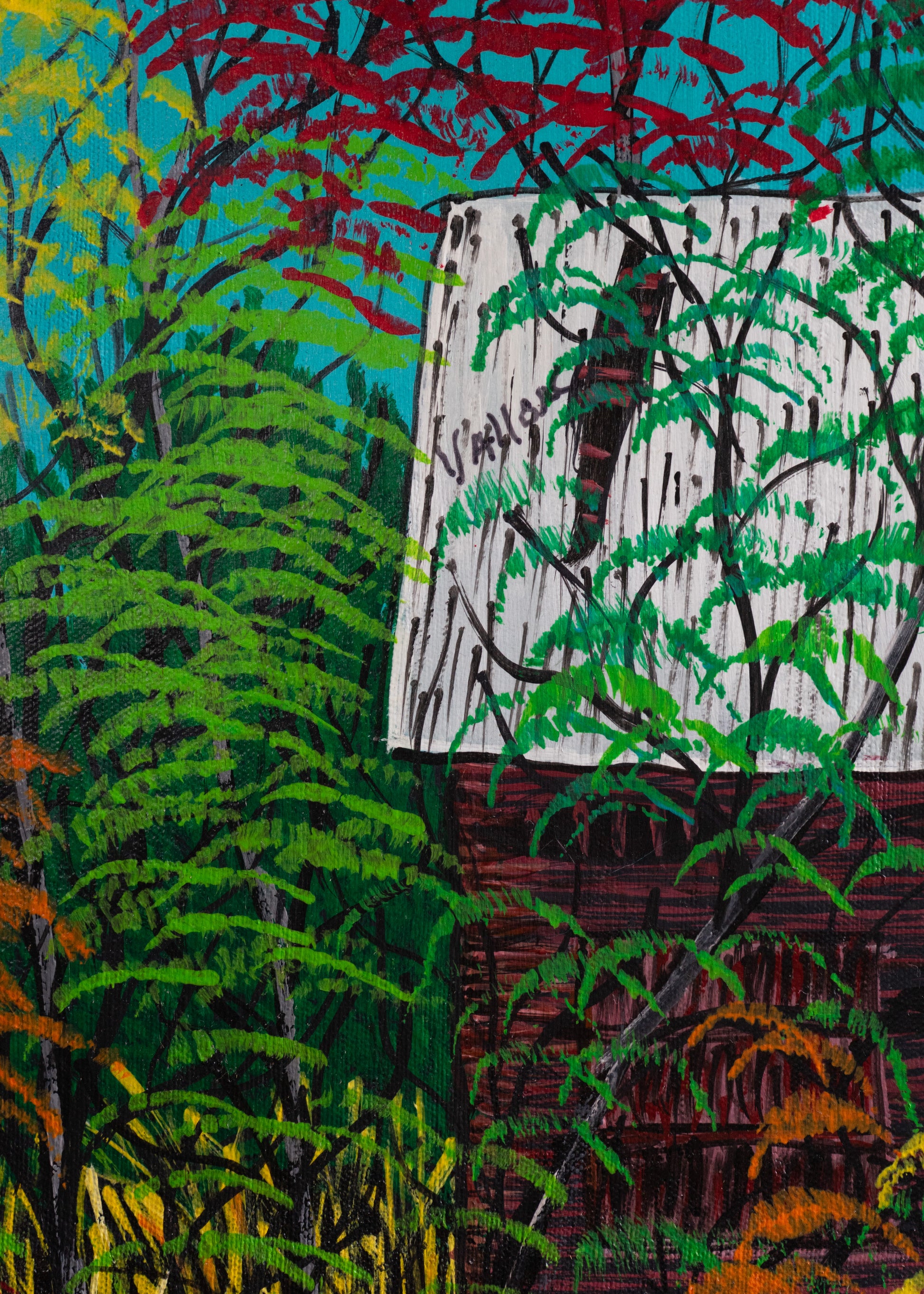 White Roof in the Fall