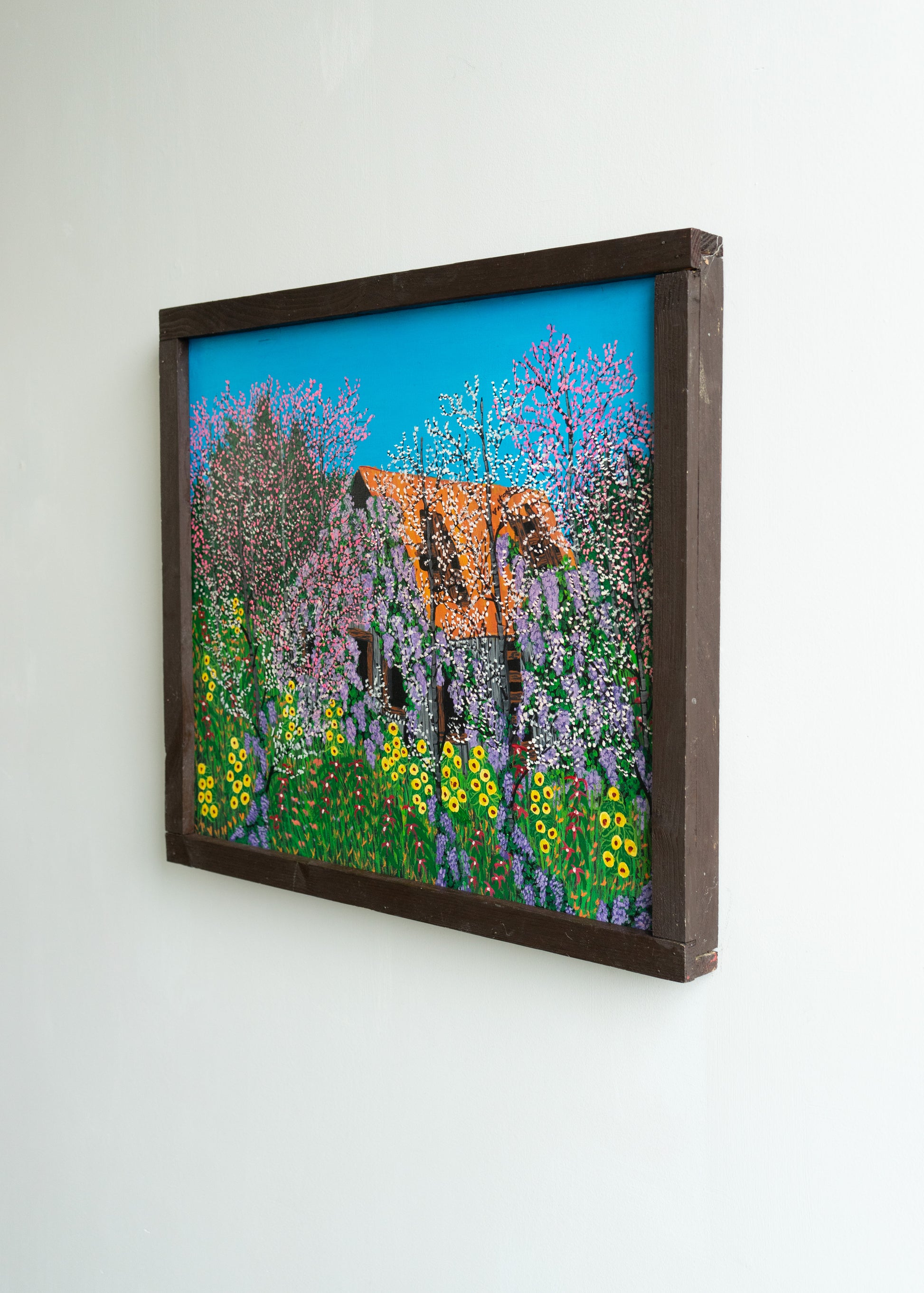 Orange Roof with Wildflowers