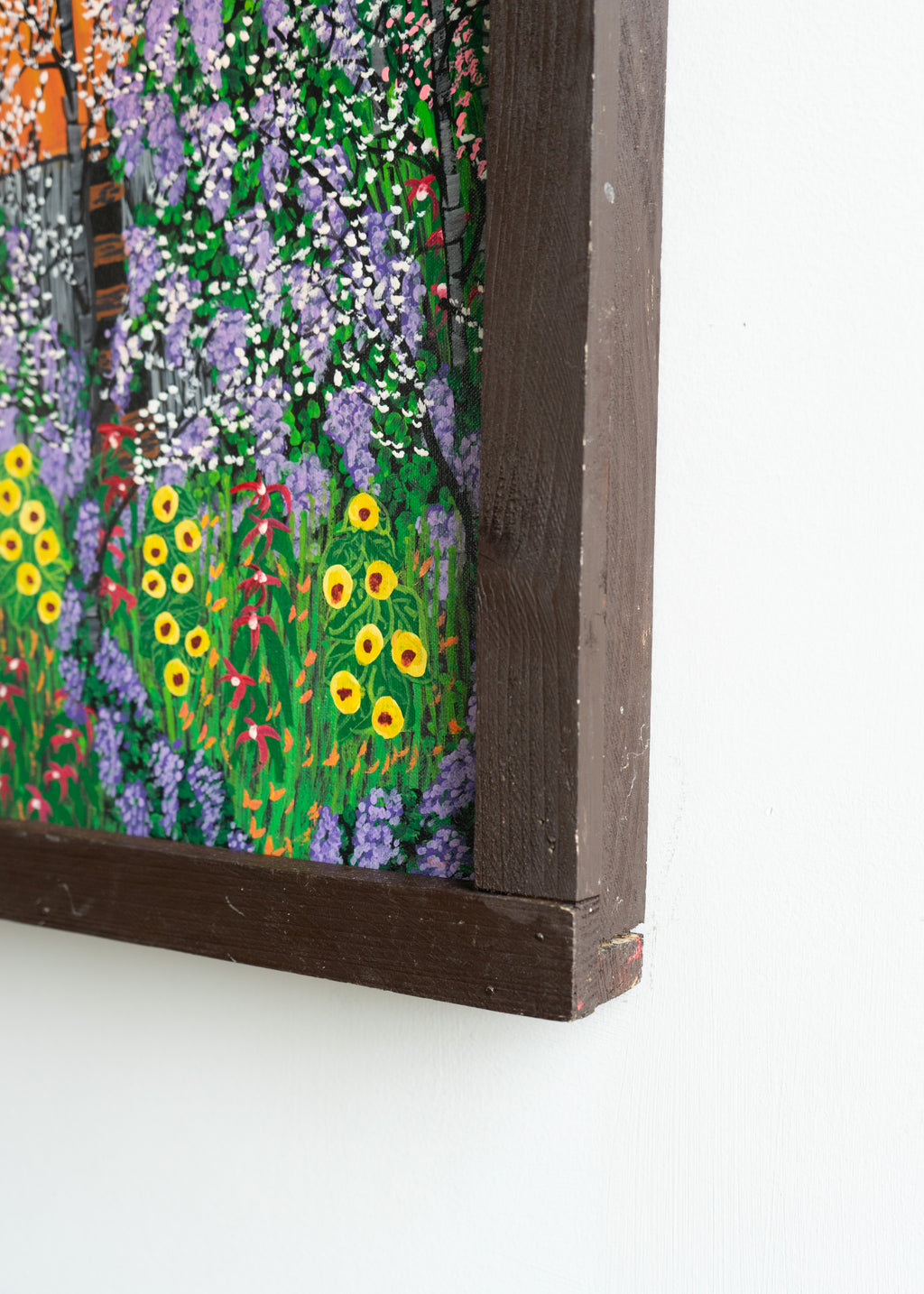 Orange Roof with Wildflowers