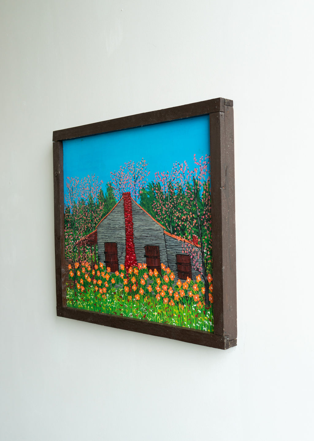 House with Orange Flowers